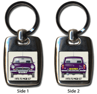 MGB GT 1973-75 Keyring 5